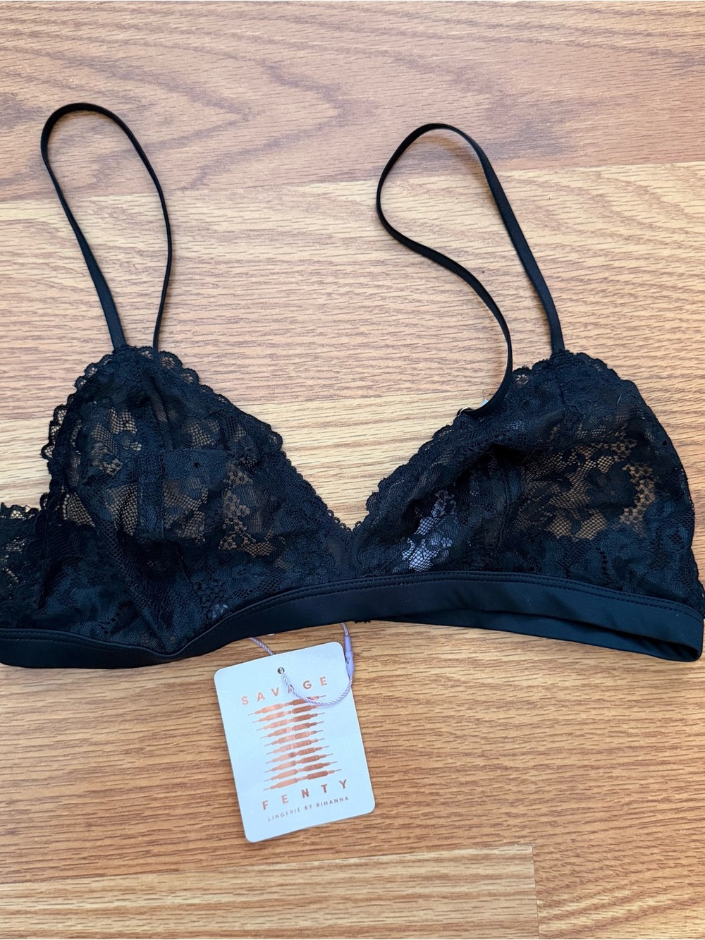Savage fenty floral lace bralette bra